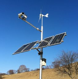 北京昌平電力鐵塔監控太陽能供電系統 綠色能源守護電網安全